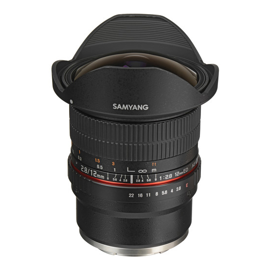 Samyang 12mm f/2.8 ED AS NCS Fisheye za Sony - 1