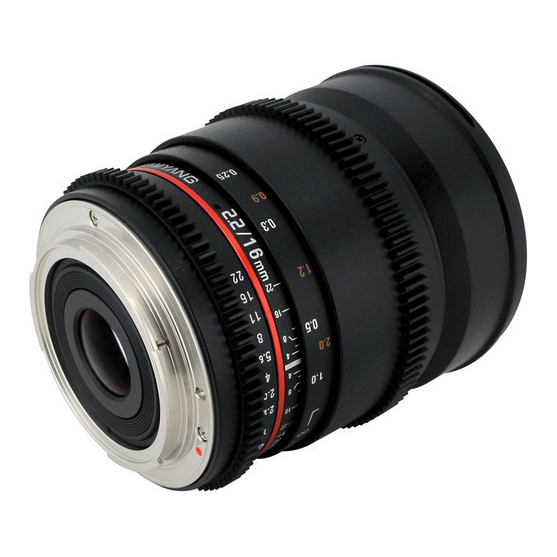 Samyang 16mm T2.2 VDSLR ED AS UMC CS II za Canon - 2