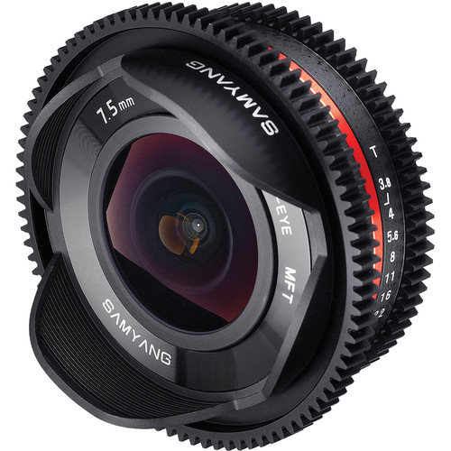 Samyang 7.5mm T3.8 Cine UMC Fisheye MFT - 1