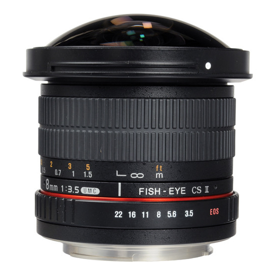 Samyang 8mm f/3.5 UMC Fish-Eye CS II za Canon - 3