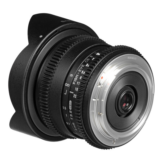 Samyang 8mm T3.8 UMC Fish-Eye CS II za Canon - 2