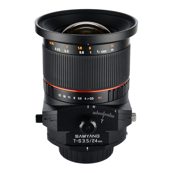 Samyang T-S 24mm f/3.5 ED AS UMC Tilt-Shift za Canon - 1